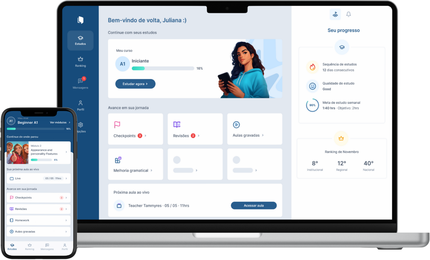 Trilha de aprendizagem gamificada conforme o CEFR na plataforma Flexge